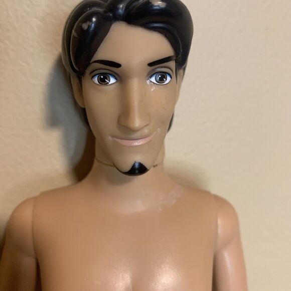 Disney Store FLYNN RIDER Tangled Doll Toy 12" Articulated Poseable Arms - Nude - Picture 3 of 5